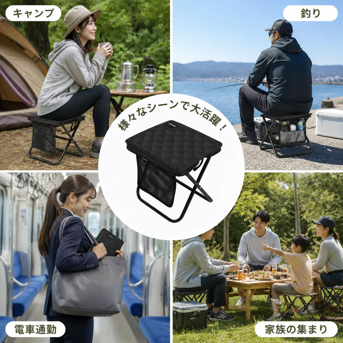 【本日終了⏰】耐荷重120kg アウトドアチェア 折りたたみ椅子【全国送料無料🚗】